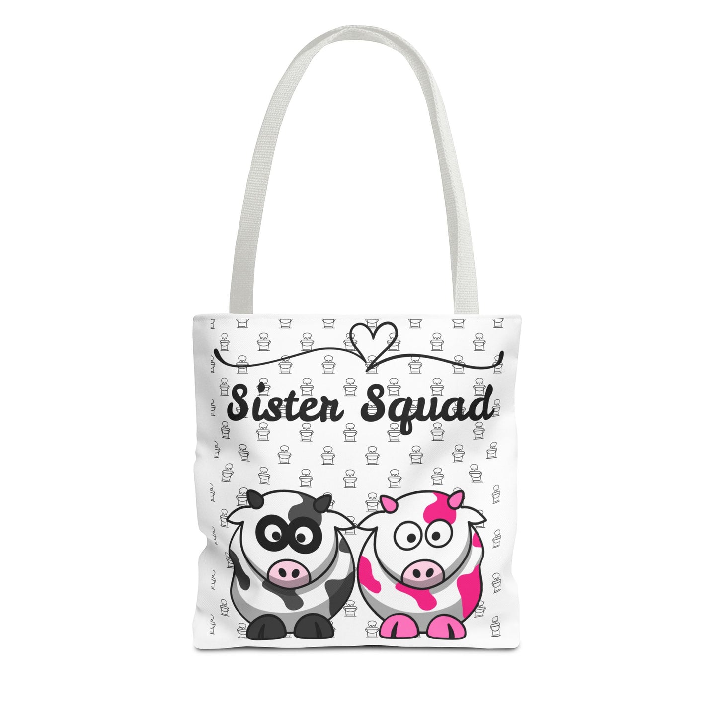 Farmers Support Tote Bag | Fun Flair Sisters & Animal Print Design