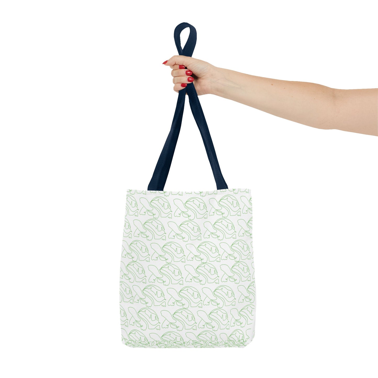 Tote Bag - Tortoise Character Design, Stay Focused and Serve Others