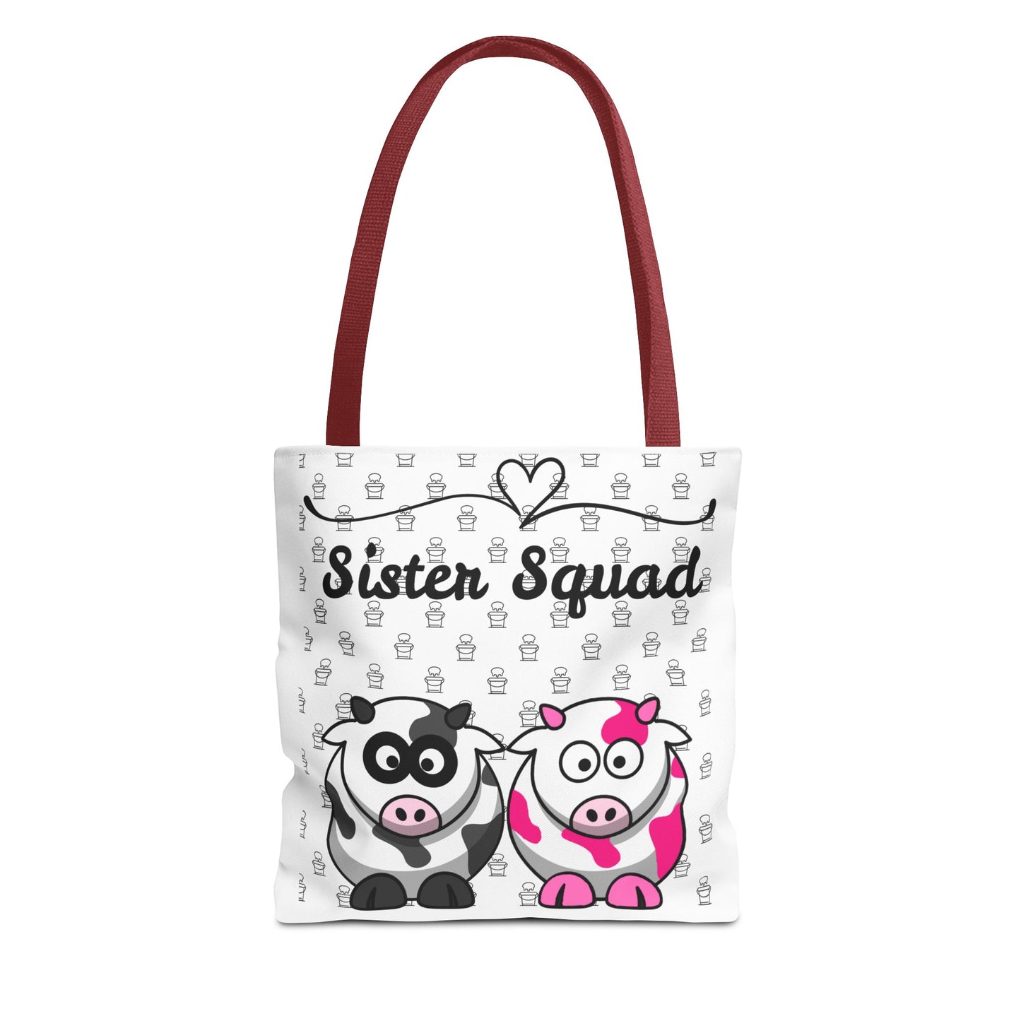 Farmers Support Tote Bag | Fun Flair Sisters & Animal Print Design
