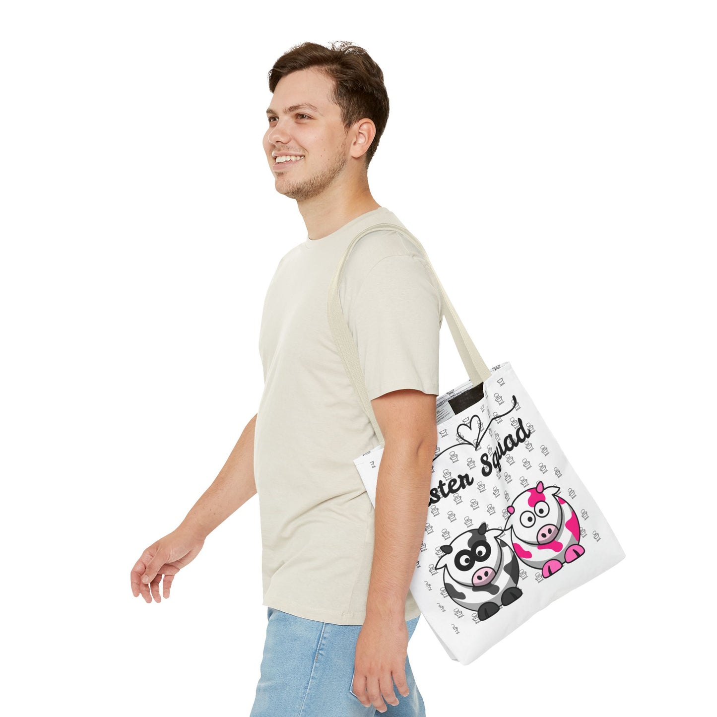 Farmers Support Tote Bag | Fun Flair Sisters & Animal Print Design