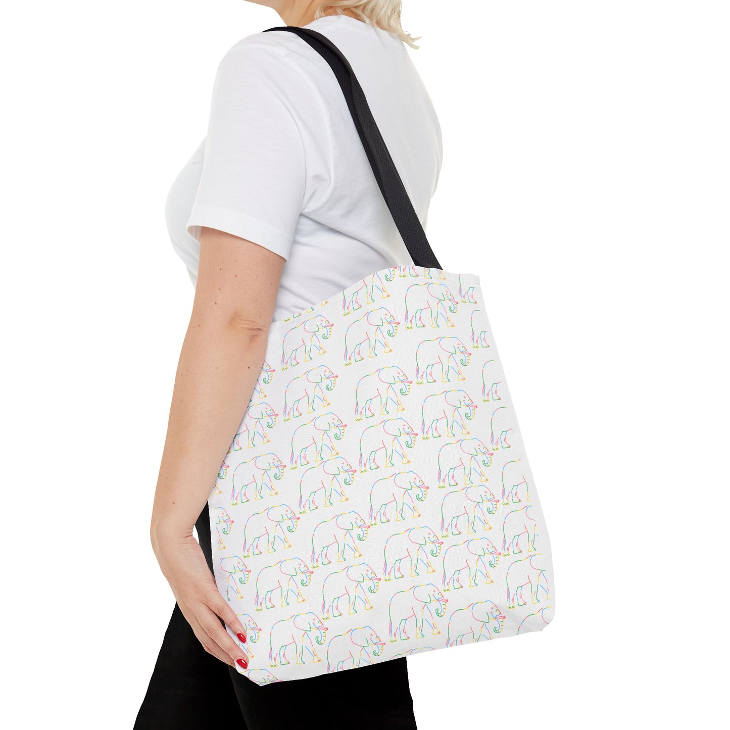 Wildlife Connection Tote Bag- Elephants