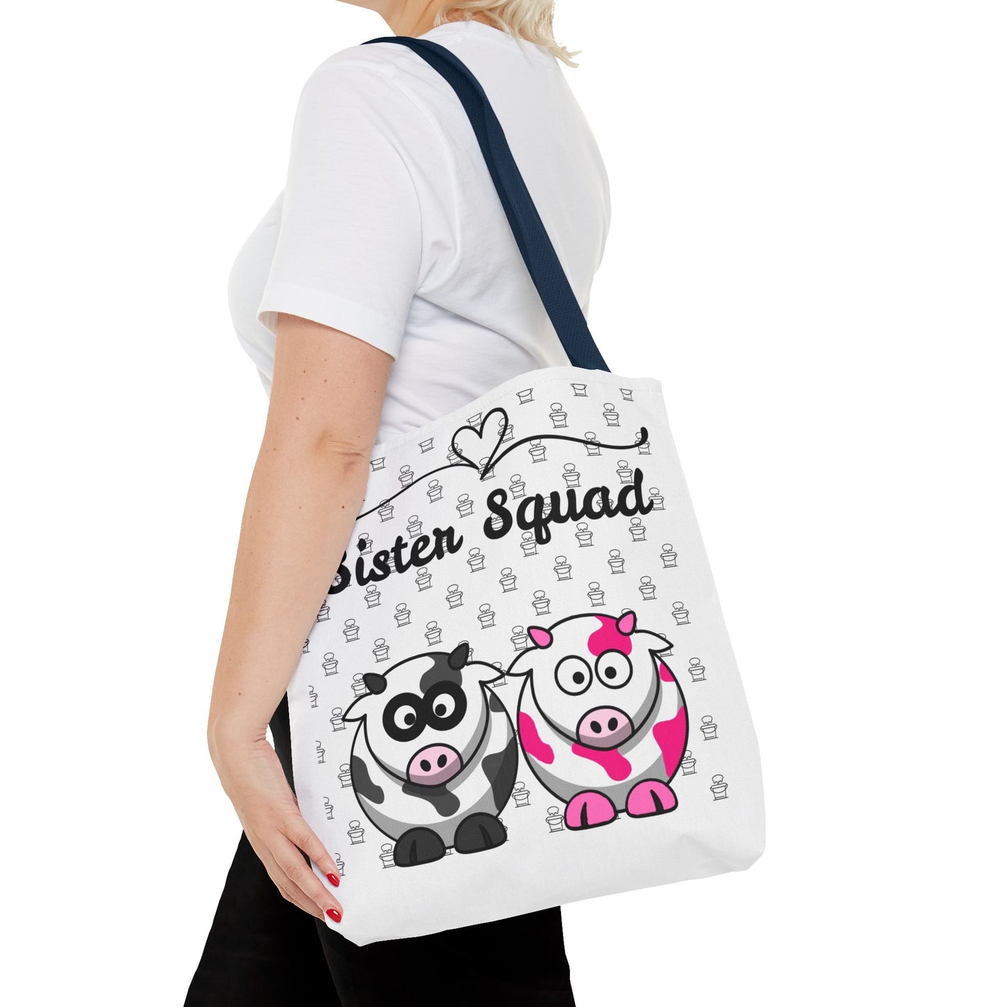 Farmers Support Tote Bag | Fun Flair Sisters & Animal Print Design