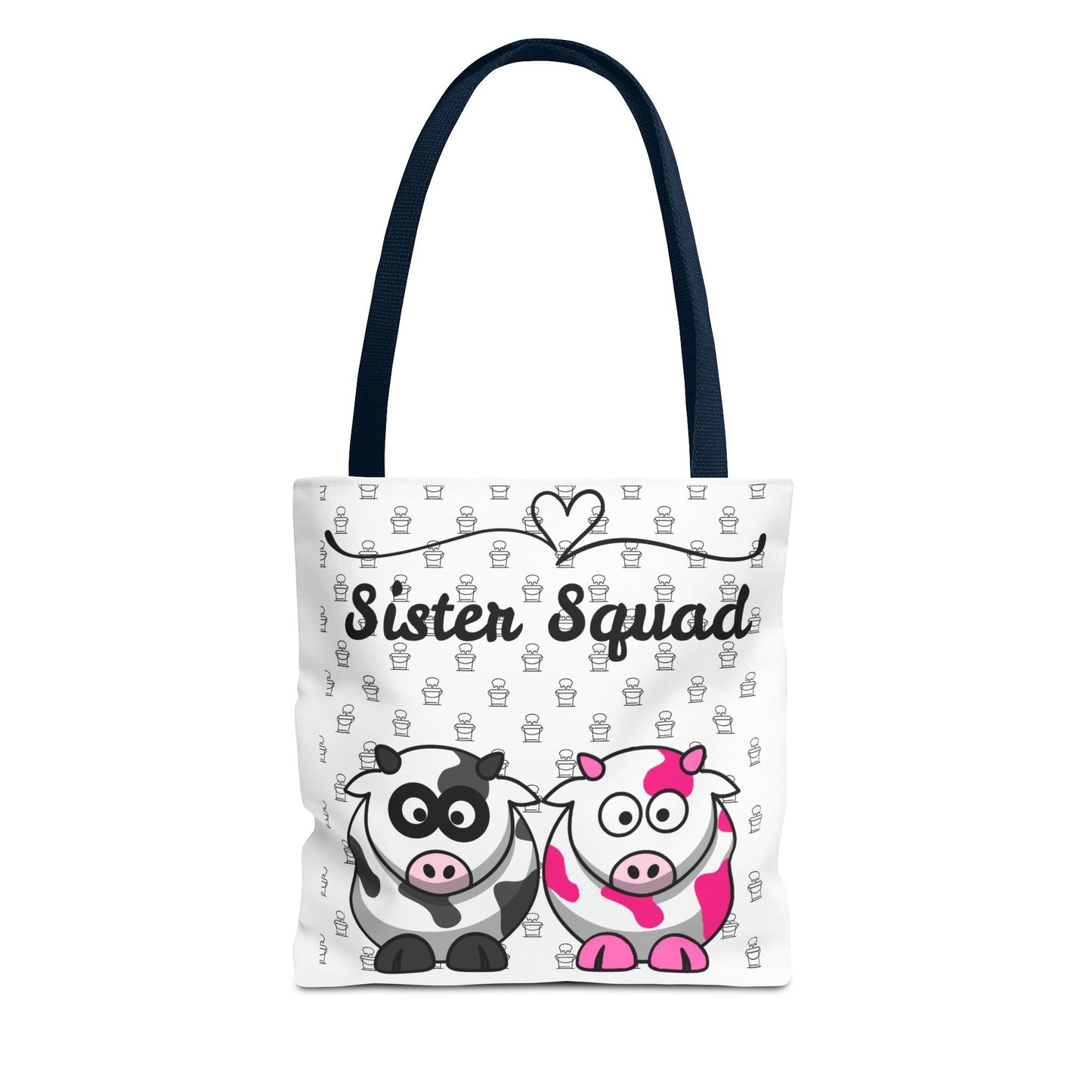 Farmers Support Tote Bag | Fun Flair Sisters & Animal Print Design