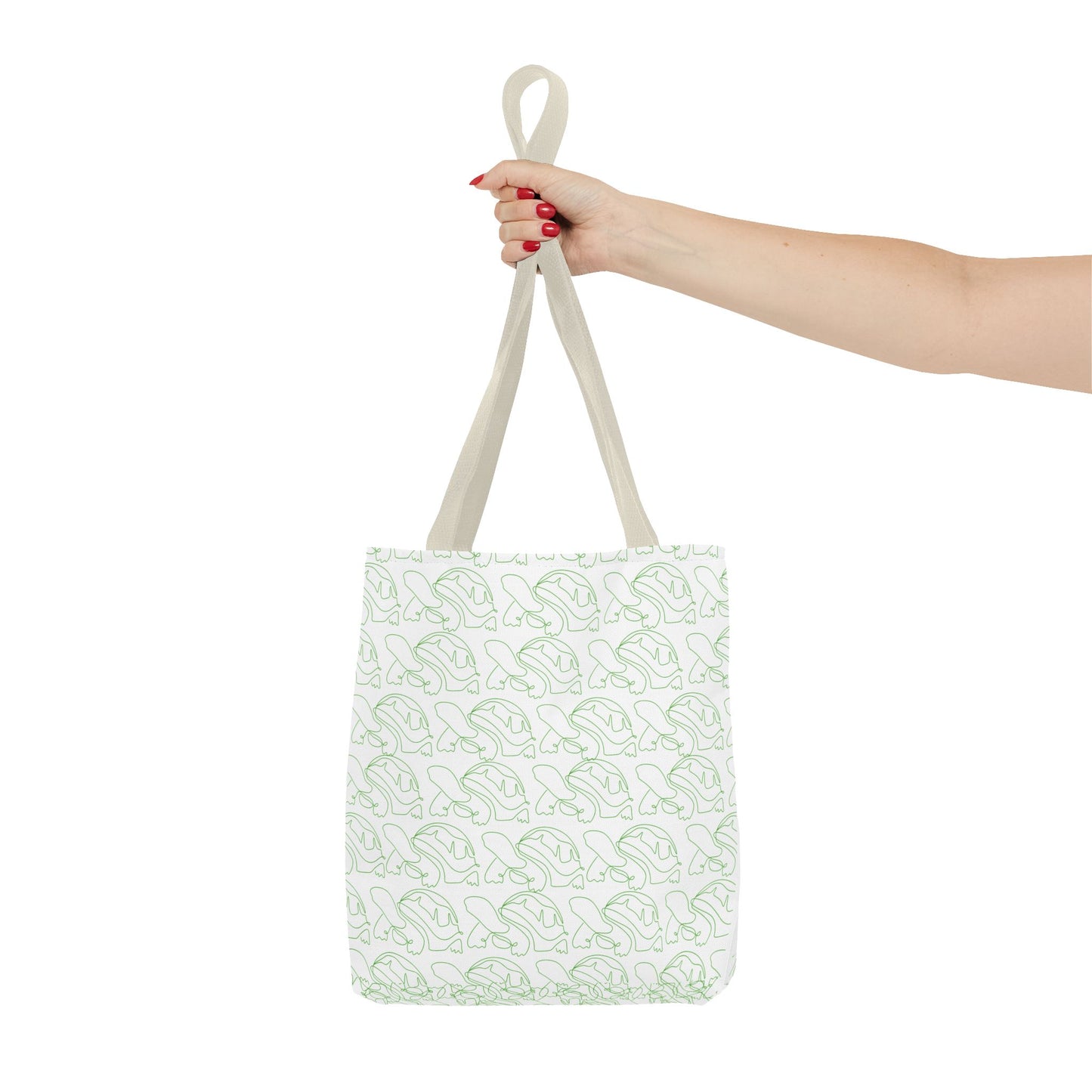 Tote Bag - Tortoise Character Design, Stay Focused and Serve Others