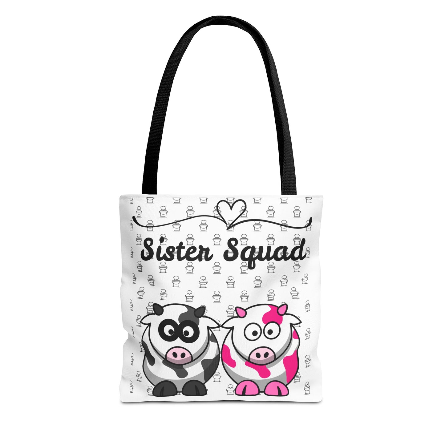 Farmers Support Tote Bag | Fun Flair Sisters & Animal Print Design