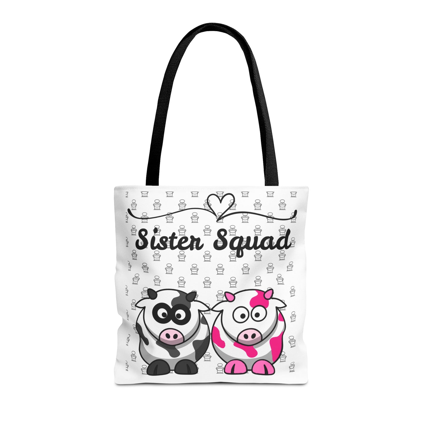 Farmers Support Tote Bag | Fun Flair Sisters & Animal Print Design