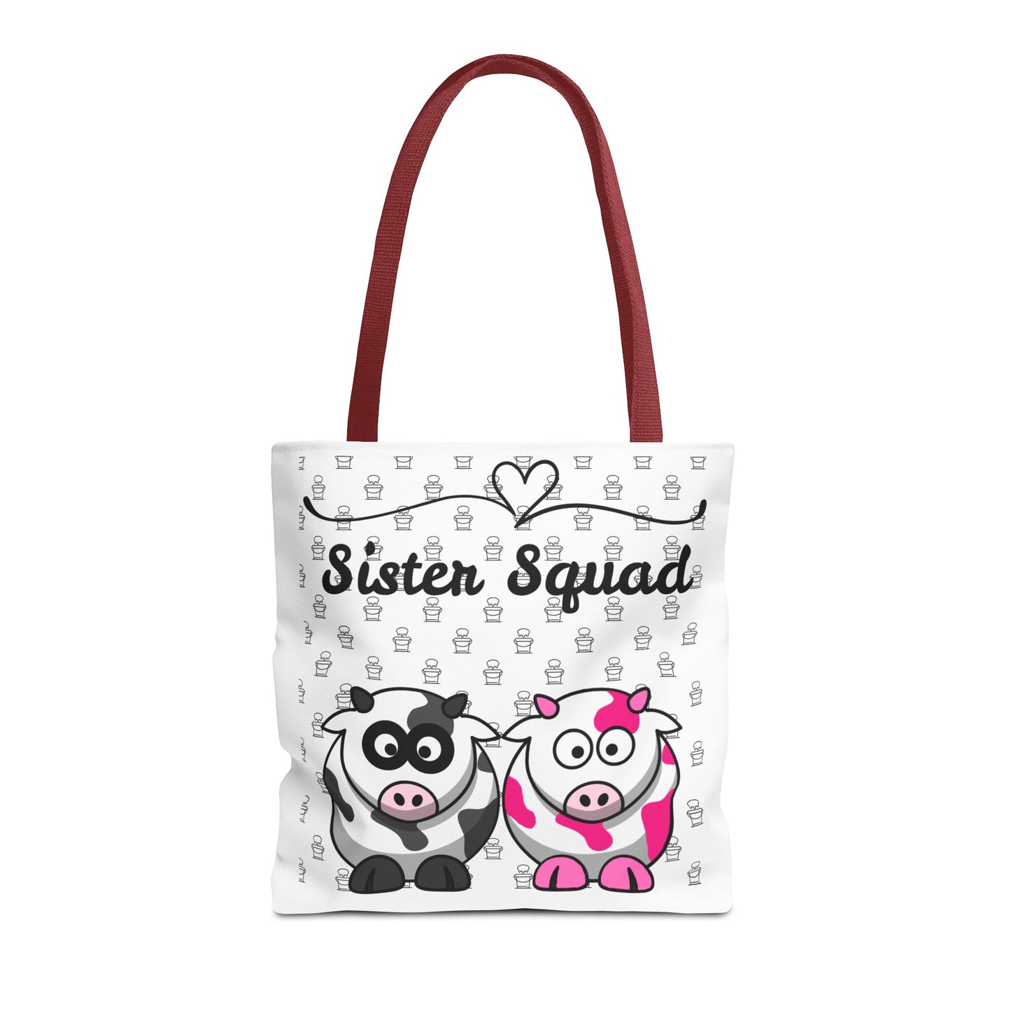 Farmers Support Tote Bag | Fun Flair Sisters & Animal Print Design