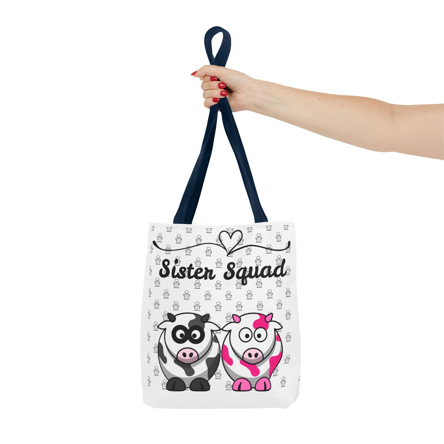Farmers Support Tote Bag | Fun Flair Sisters & Animal Print Design