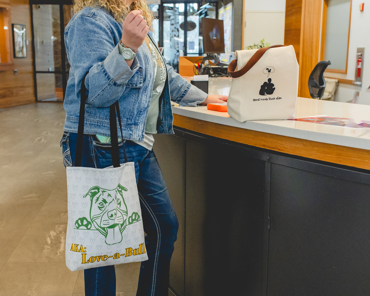 Pit Bull Advocate Tote Bag - Love a Bull
