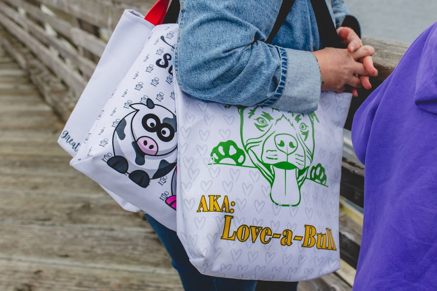 Pit Bull Advocate Tote Bag - Love a Bull