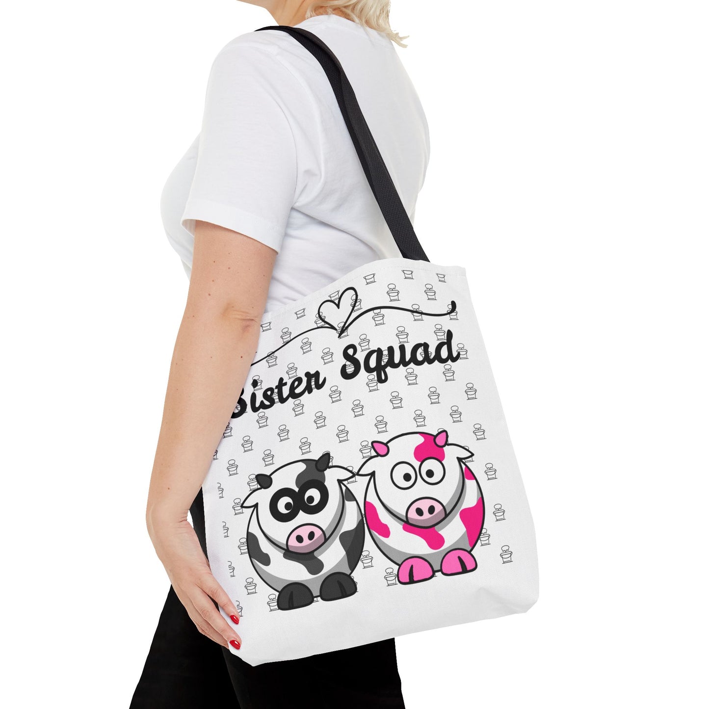 Farmers Support Tote Bag | Fun Flair Sisters & Animal Print Design