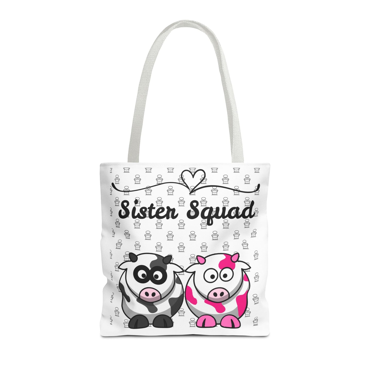 Farmers Support Tote Bag | Fun Flair Sisters & Animal Print Design