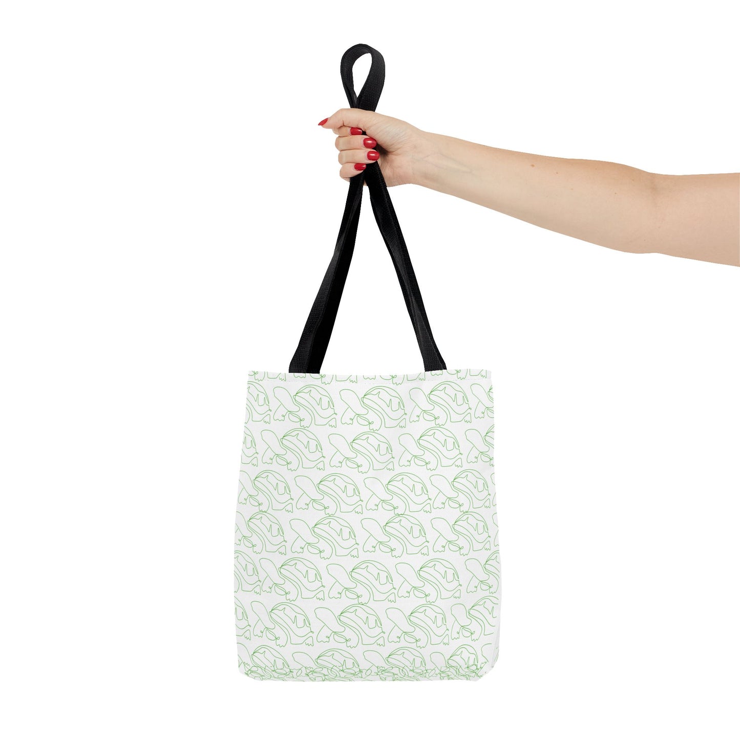 Tote Bag - Tortoise Character Design, Stay Focused and Serve Others