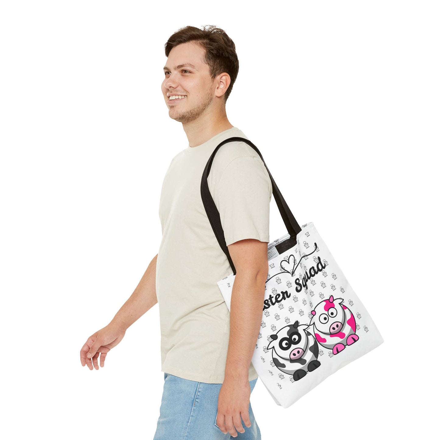 Farmers Support Tote Bag | Fun Flair Sisters & Animal Print Design