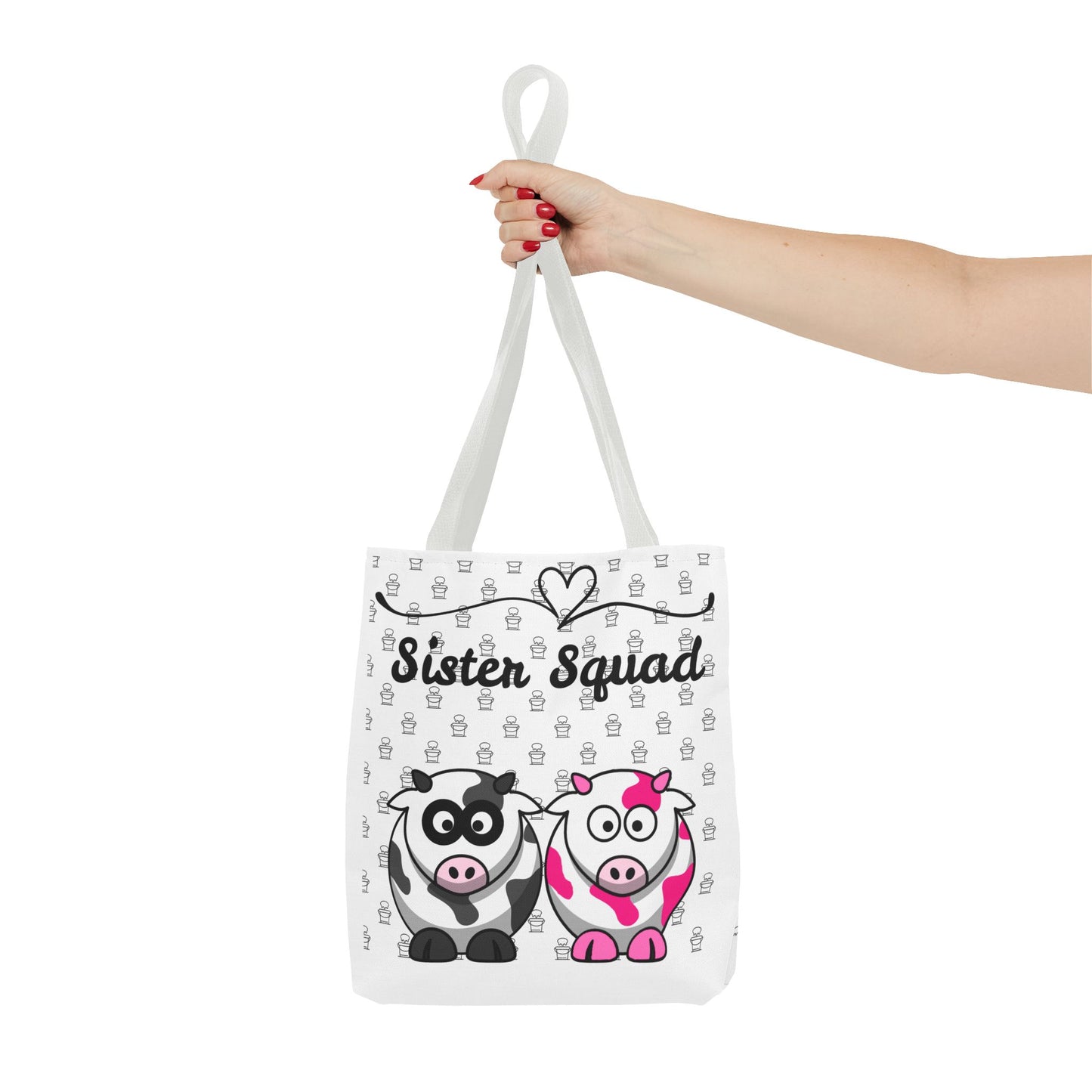 Farmers Support Tote Bag | Fun Flair Sisters & Animal Print Design