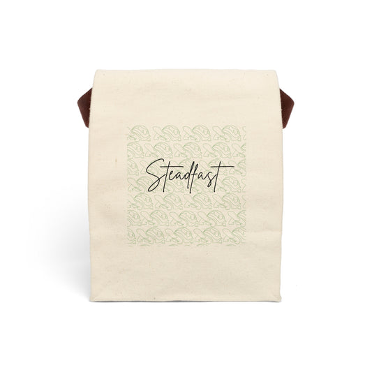 Canvas Lunch Bag - Tortoise and Hare Fable Inspirational Design
