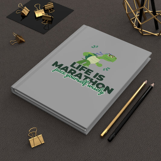 Motivation Tortoise Hardcover Journal Matte