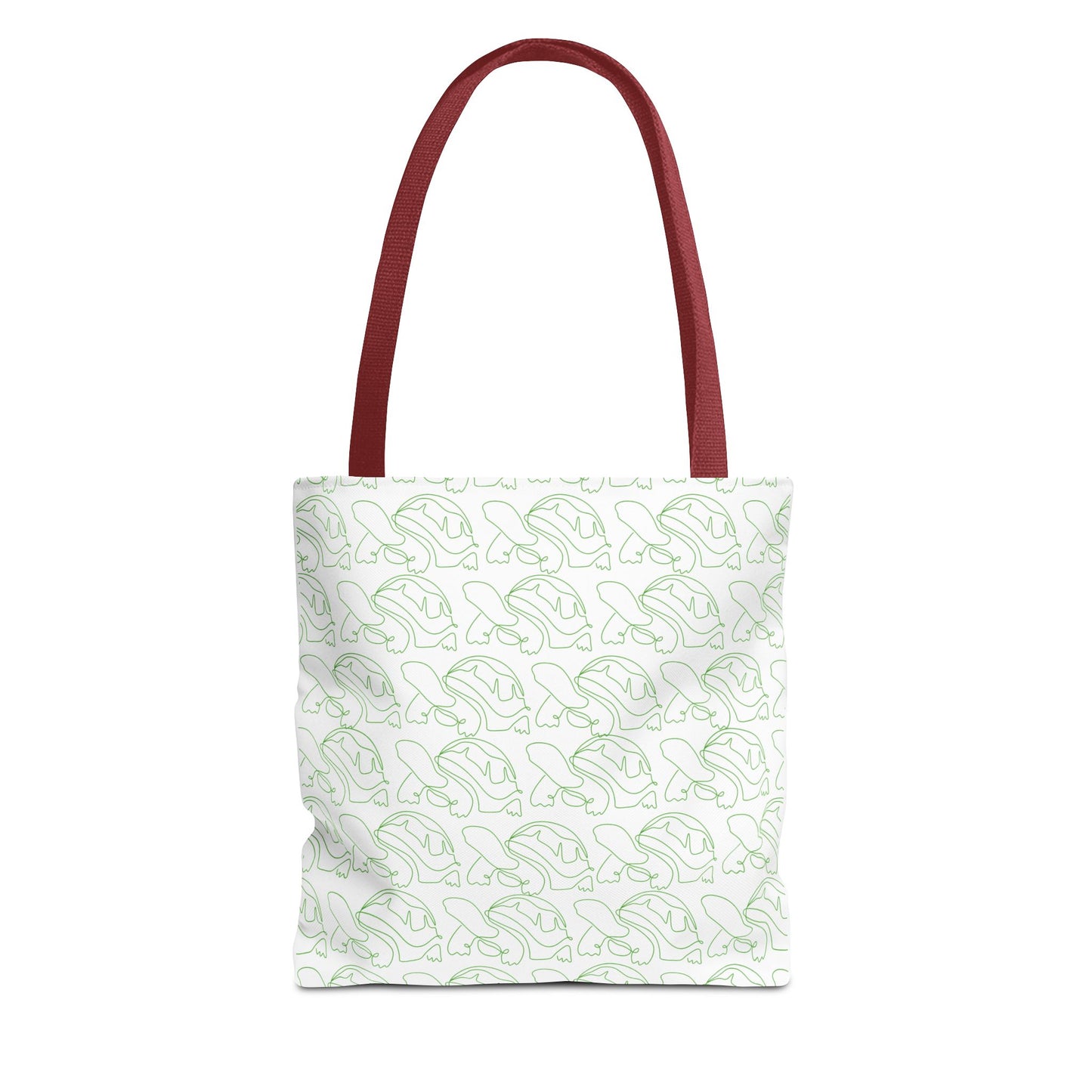 Tote Bag - Tortoise Character Design, Stay Focused and Serve Others