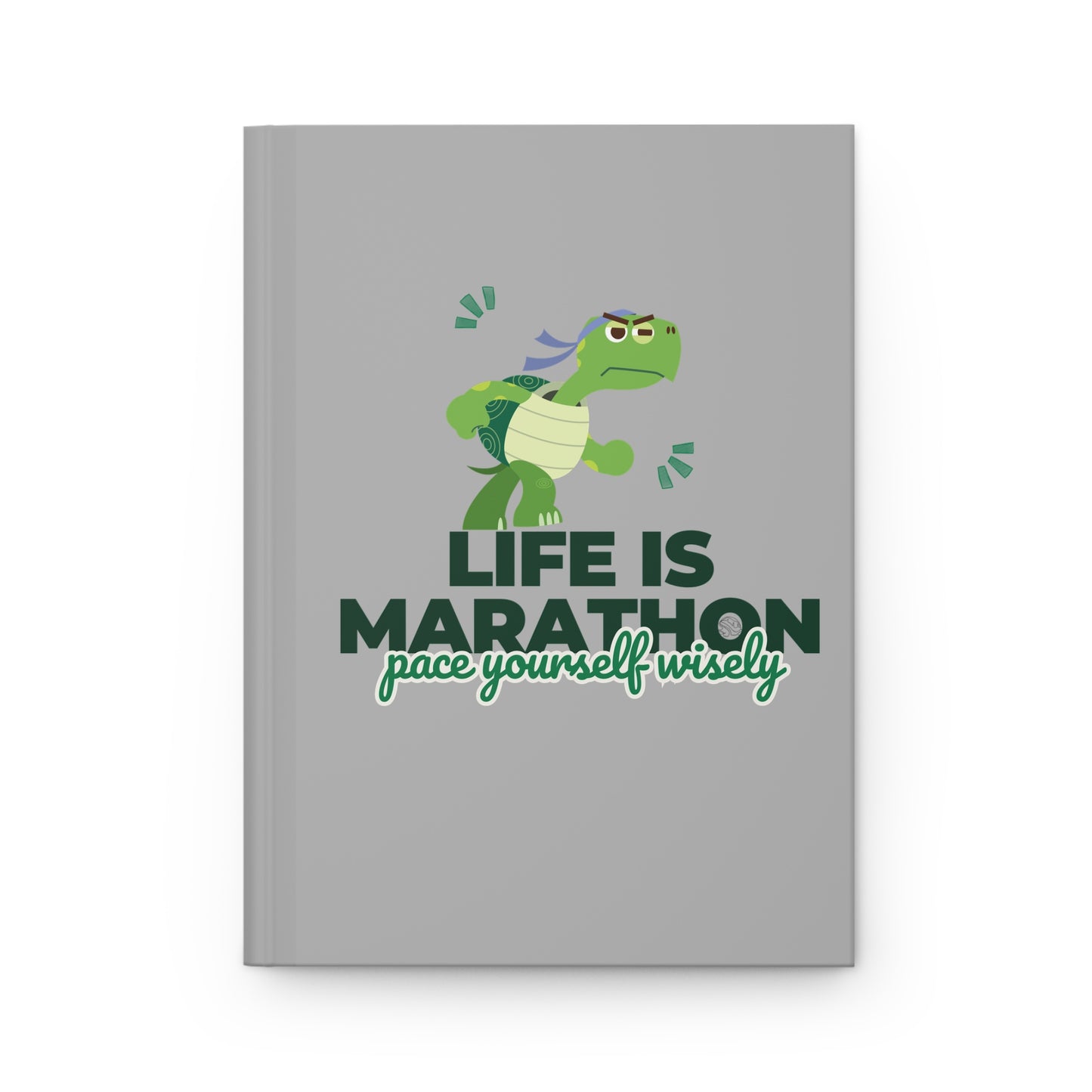 Motivation Tortoise Hardcover Journal Matte