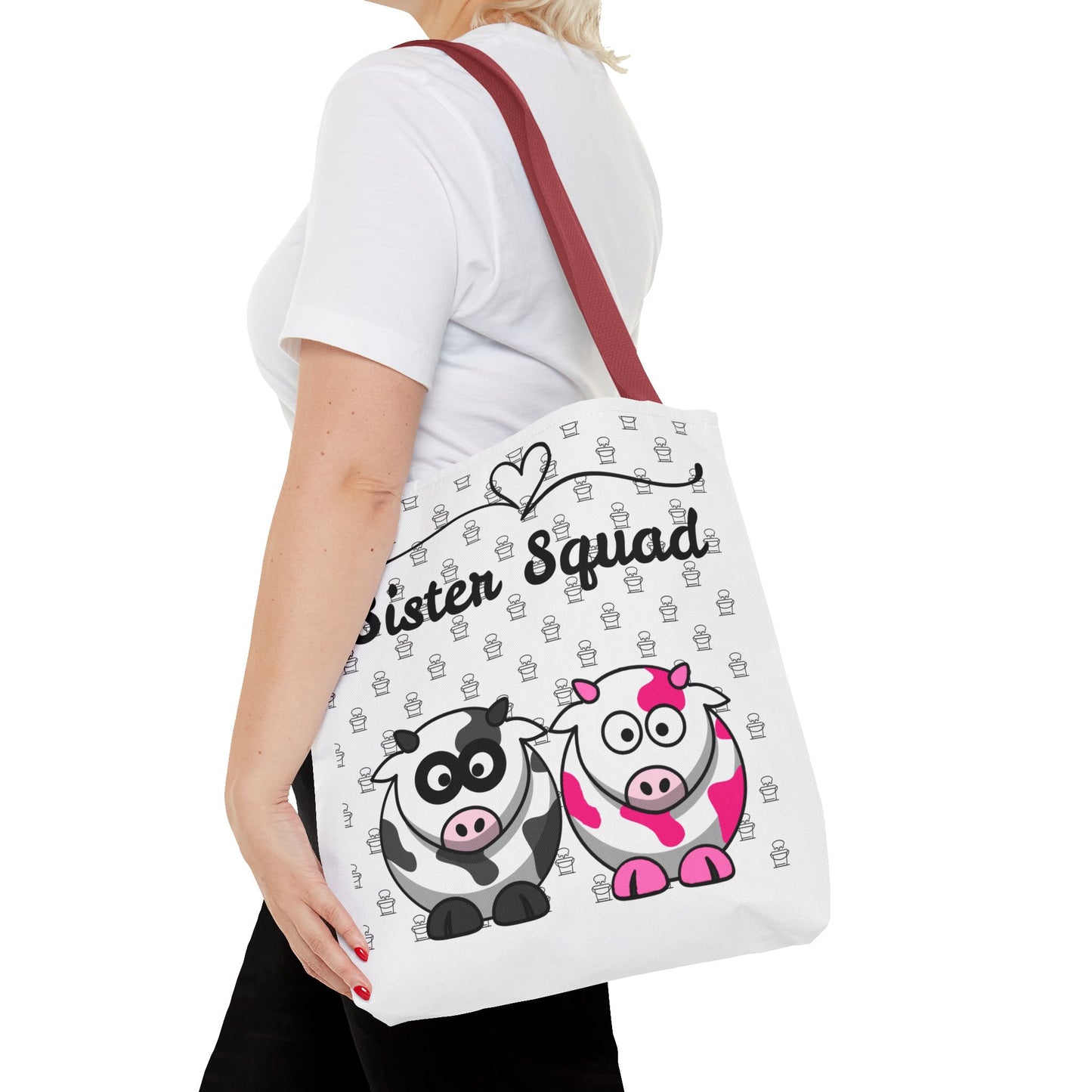 Farmers Support Tote Bag | Fun Flair Sisters & Animal Print Design