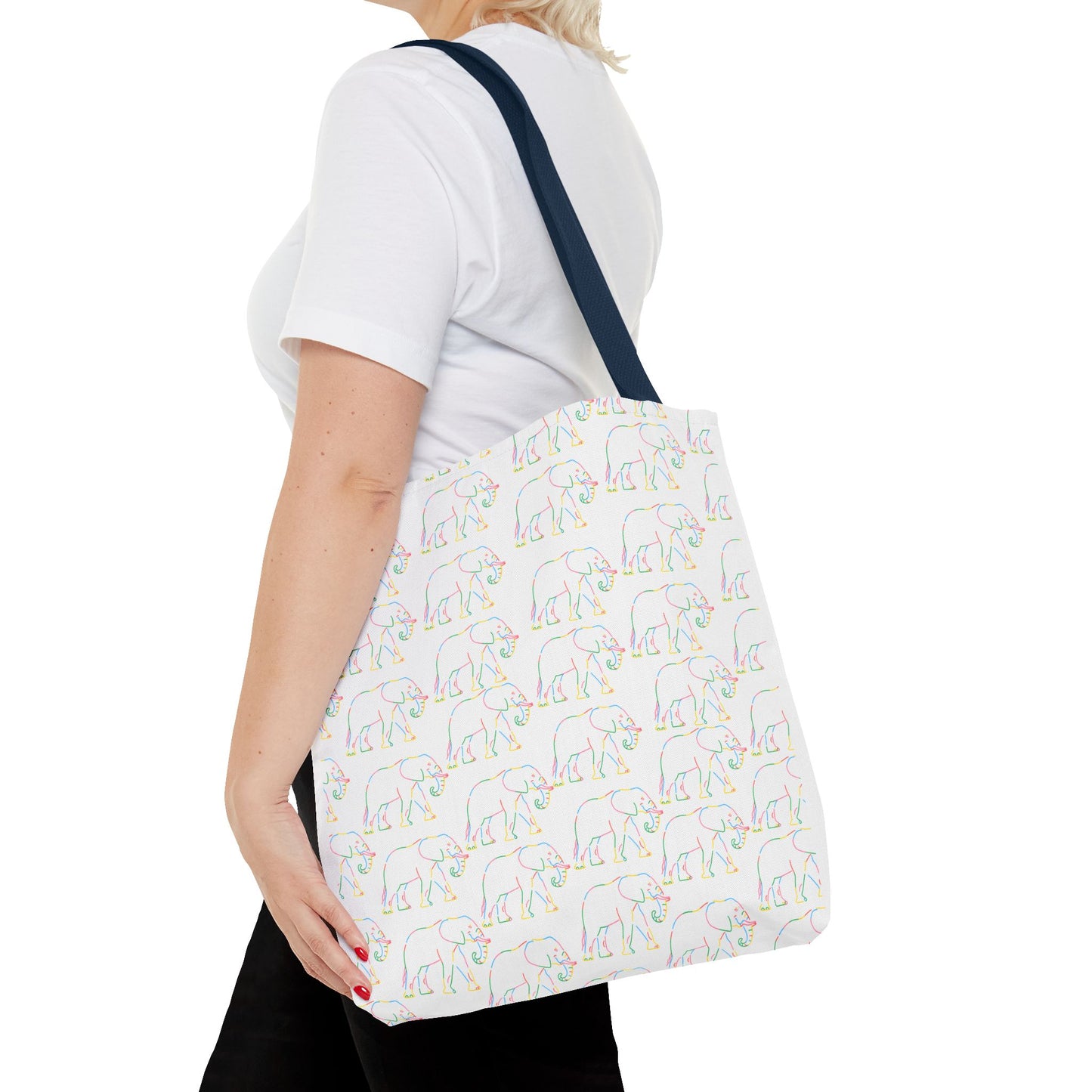 Wildlife Connection Tote Bag- Elephants
