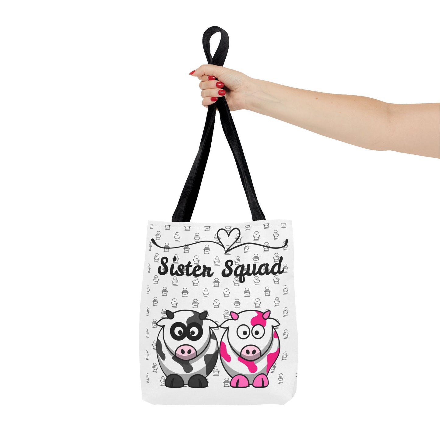 Farmers Support Tote Bag | Fun Flair Sisters & Animal Print Design