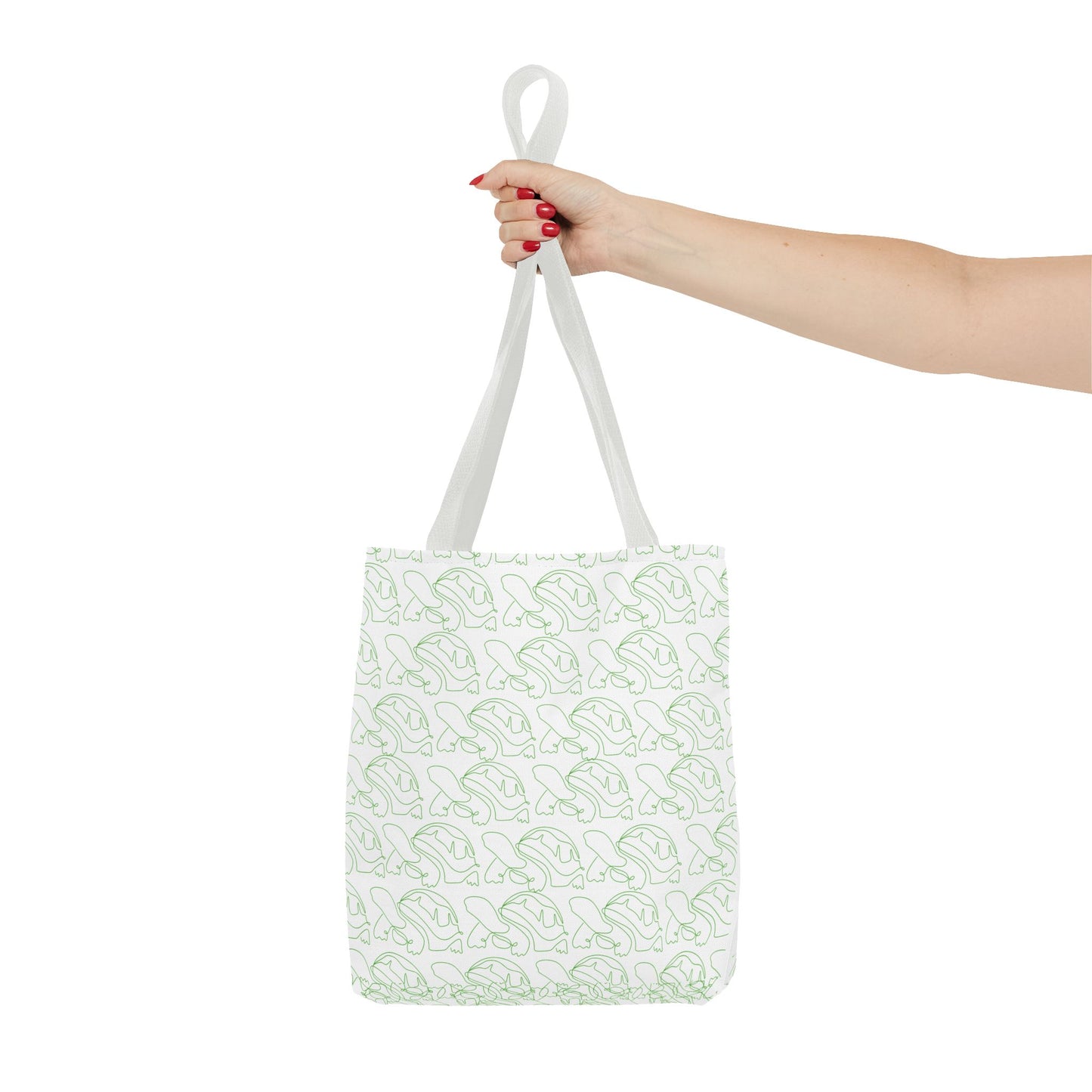 Tote Bag - Tortoise Character Design, Stay Focused and Serve Others