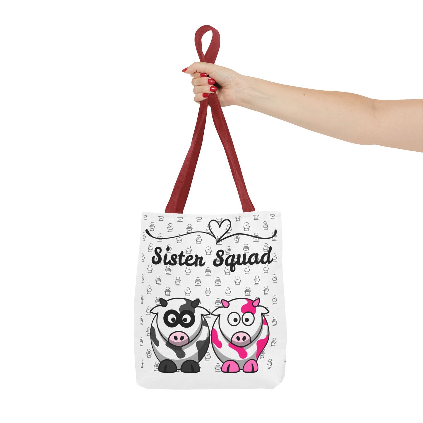 Farmers Support Tote Bag | Fun Flair Sisters & Animal Print Design